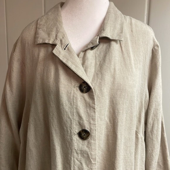 JJill linen spring coat - Picture 2 of 7